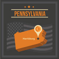A map key of Harrisburg, Pennsylvania
